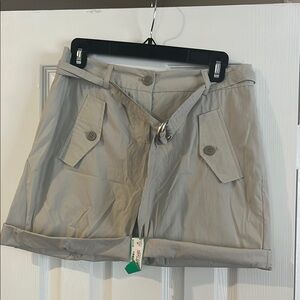 Theory Gray Cargo Shorts